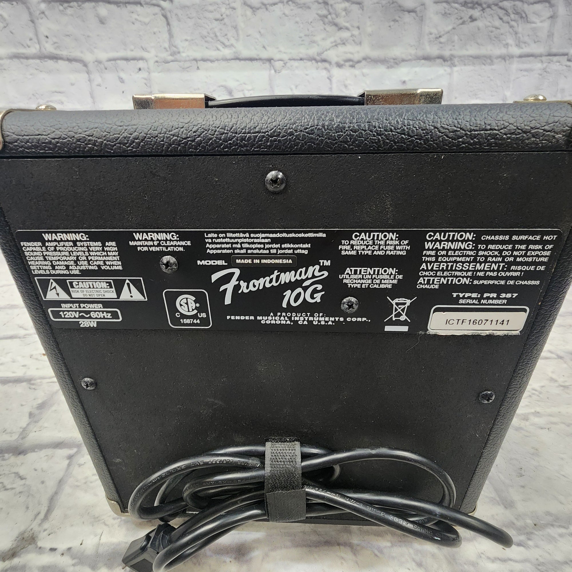 Fender Frontman 10G Guitar Practice Amp