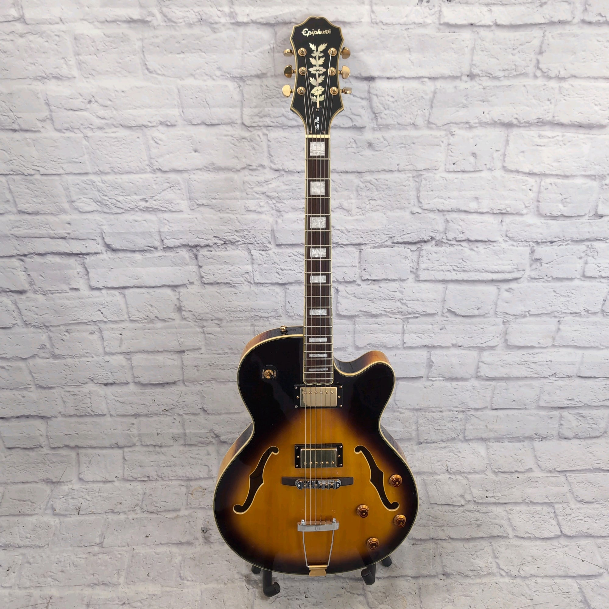 Epiphone Joe Pass Emperor II VS Hollow Body Electric w/ Epiphone Hard Case