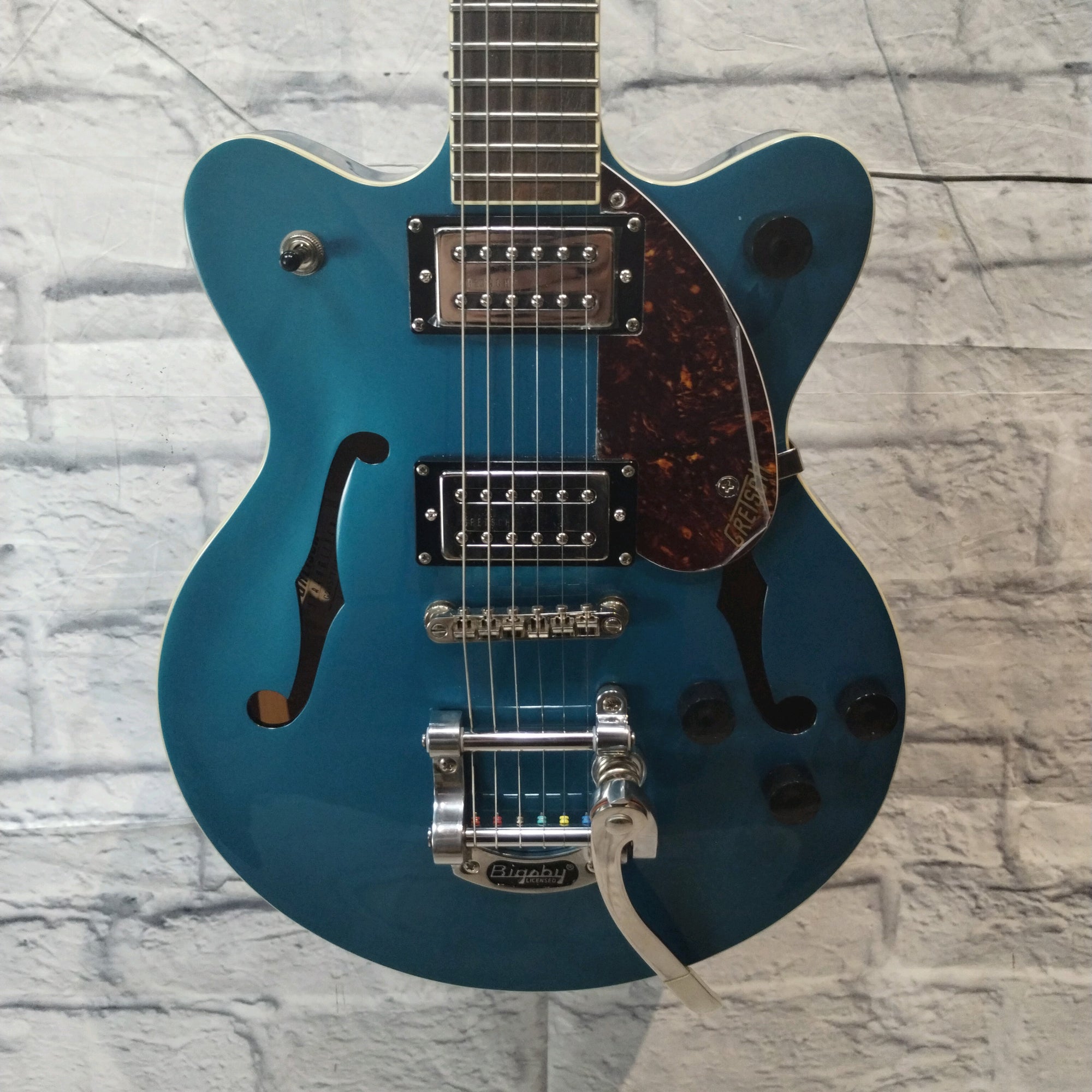 Gretsch G2655t Semi Hollow Electric Guitar Blue Sparkle