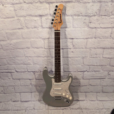 Samick LS-110 Strat Style Silver Sparkle Electric Guitar