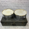 Rogers Vintage Timbale Pair (With Stand and Case) Timbales