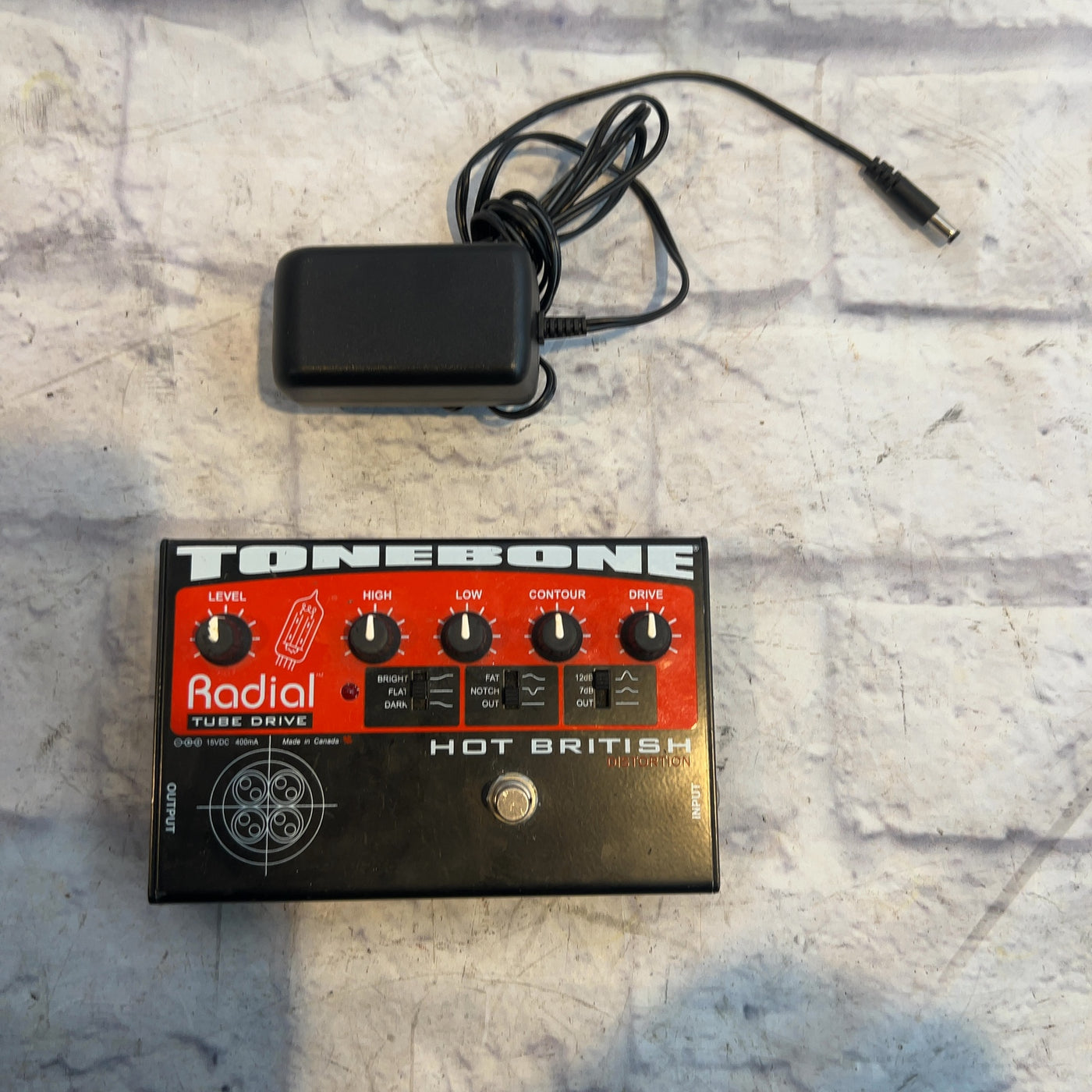 Radial Hot British distortion Overdrive pedal