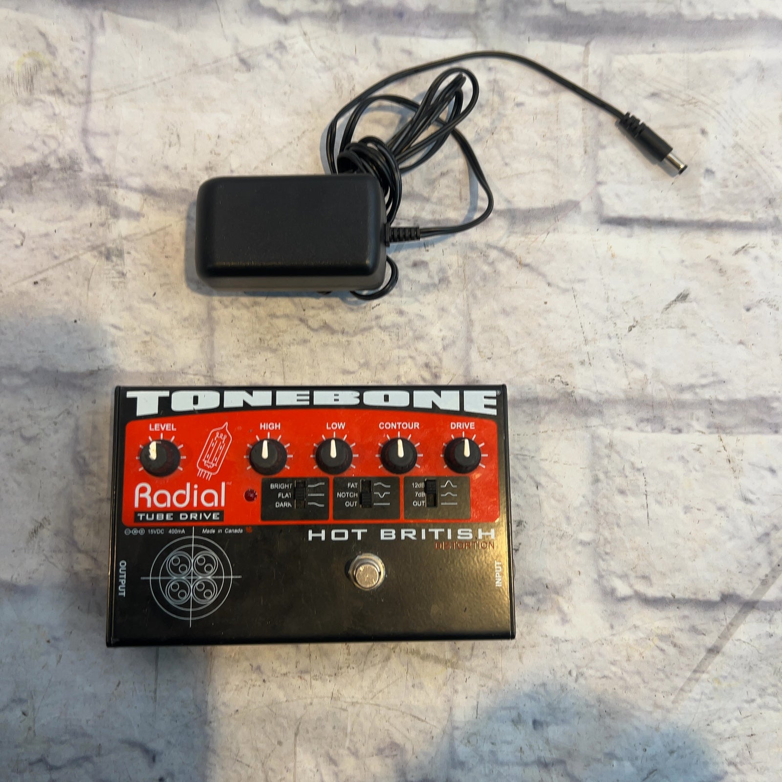 Radial Hot British distortion Overdrive pedal