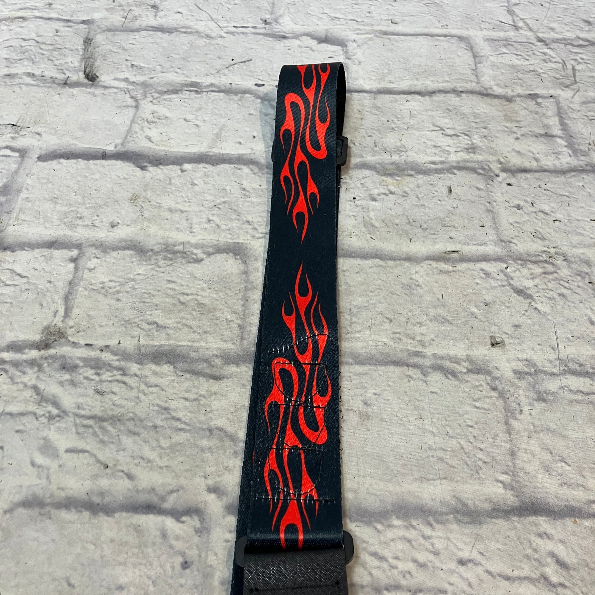 Unknown Black Flames Bag Strap