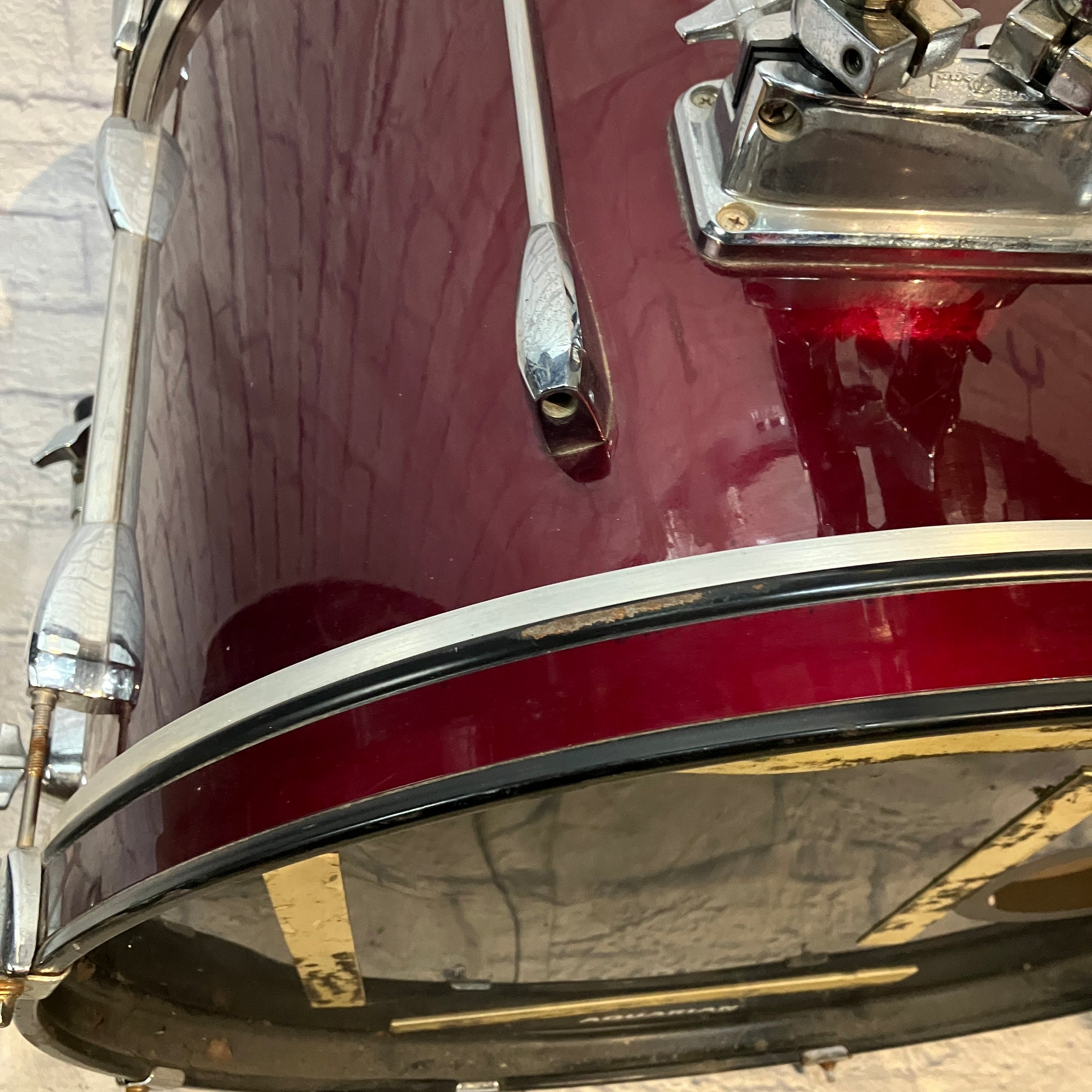 Pearl Export Series Four Piece  Burgundy  Drums