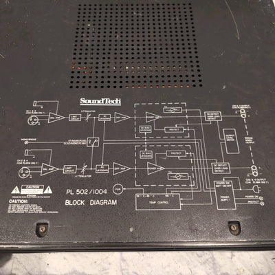 Soundtech PL502 2-channel Pro Stereo Power Amplifier 500 Watts