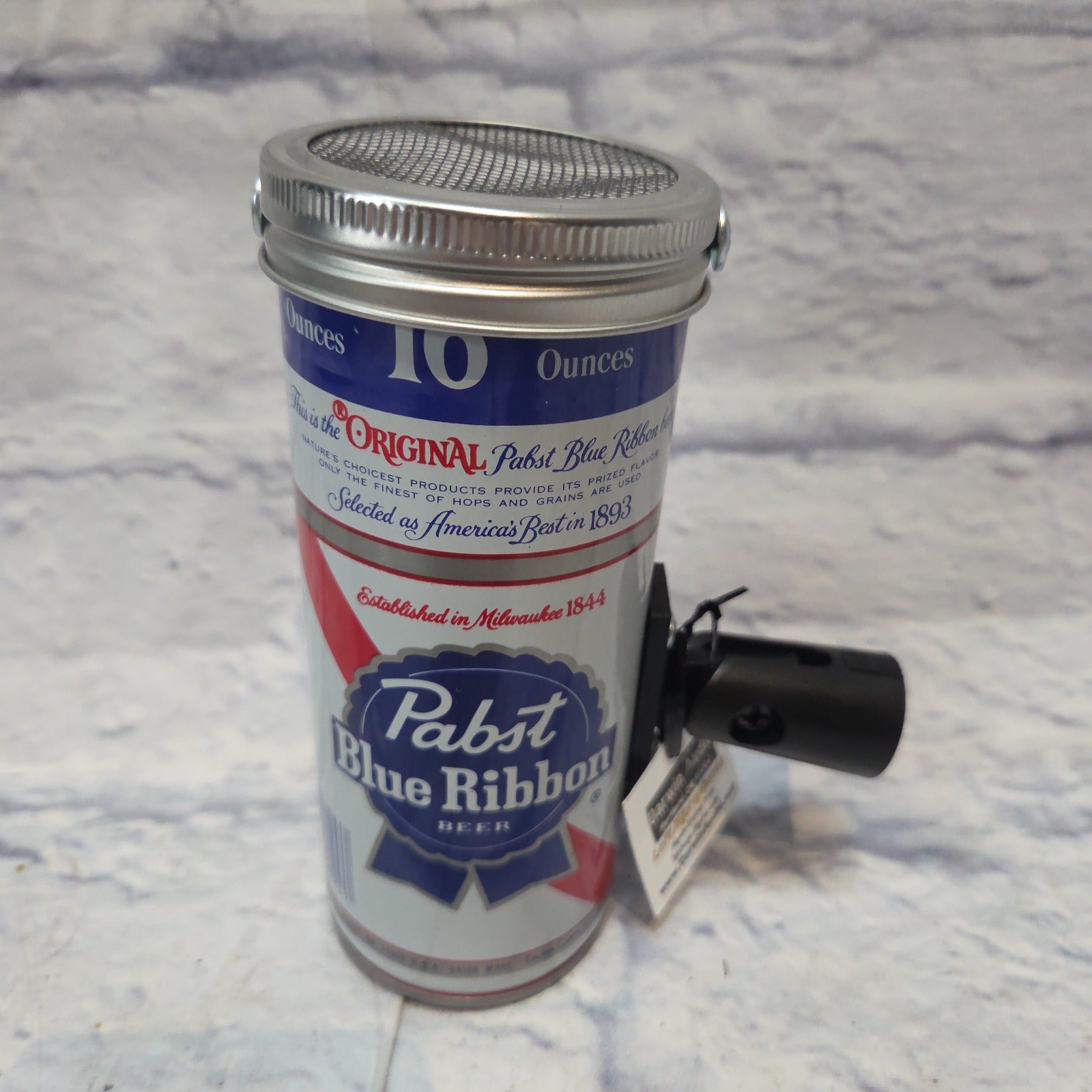 Darwin Audio "Pabst Blue Ribbon" Themed Contact / Piezo Mic  Microphone