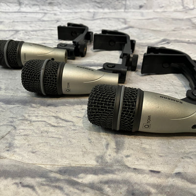 Samson DK707 Piece Drum Mic Set (missing one Tom mic)