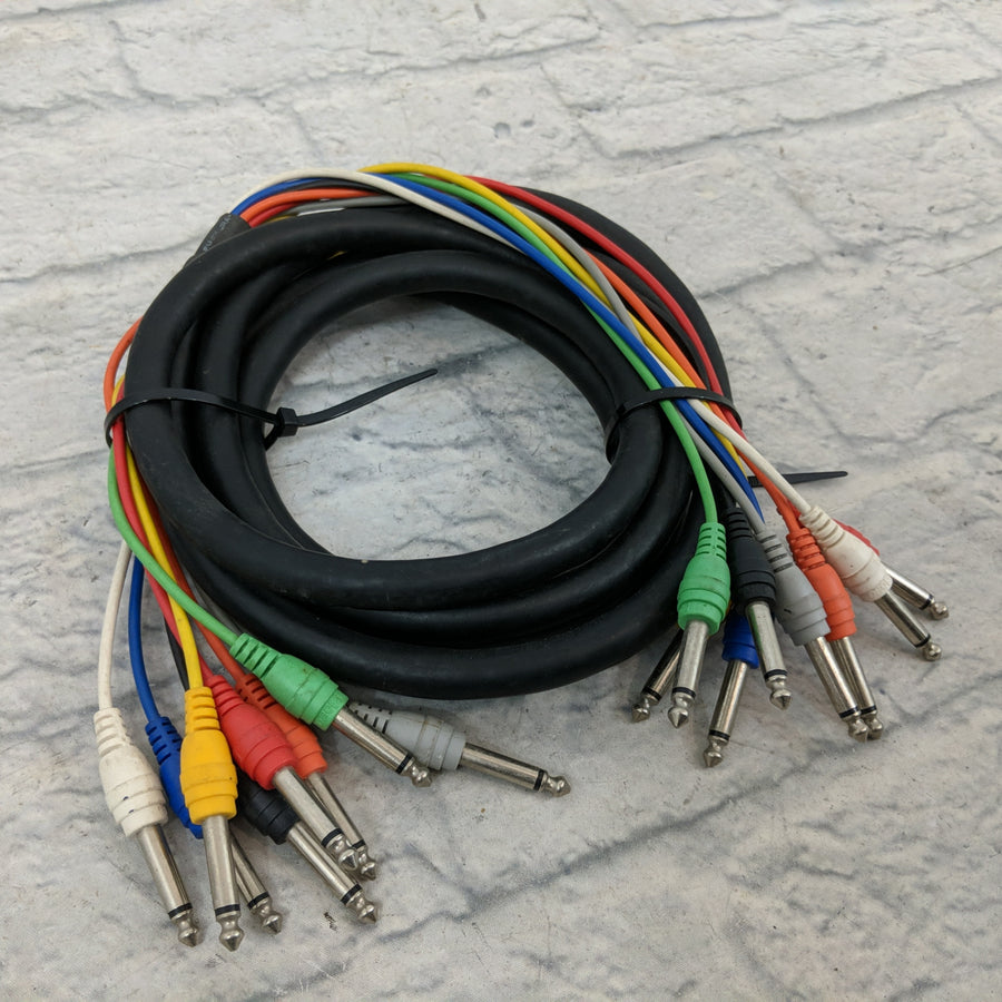 Fujikura 8 Channel  1/4" to 1/4" Snake Cable