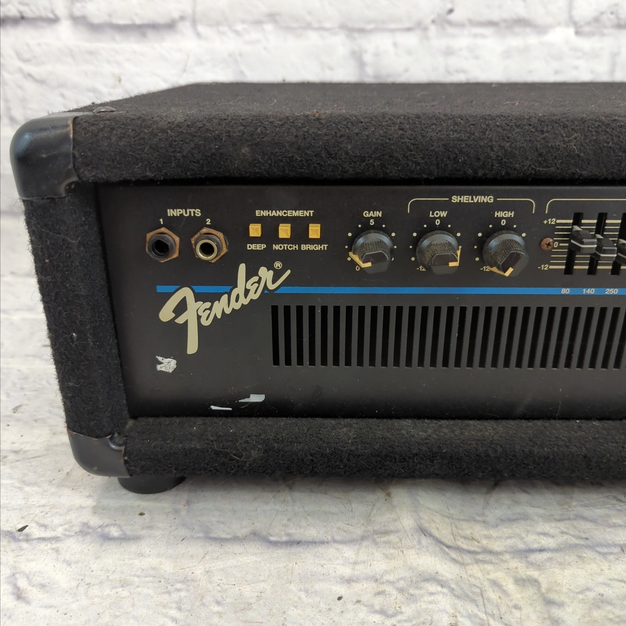 Fender BXR PR286 200 ベースヘッド 動作良好 Fender BXR 200 Bass Head - Evolution Music