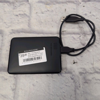 WD 1TB Elements External USB 3.0 Hard Drive Digital Recorder