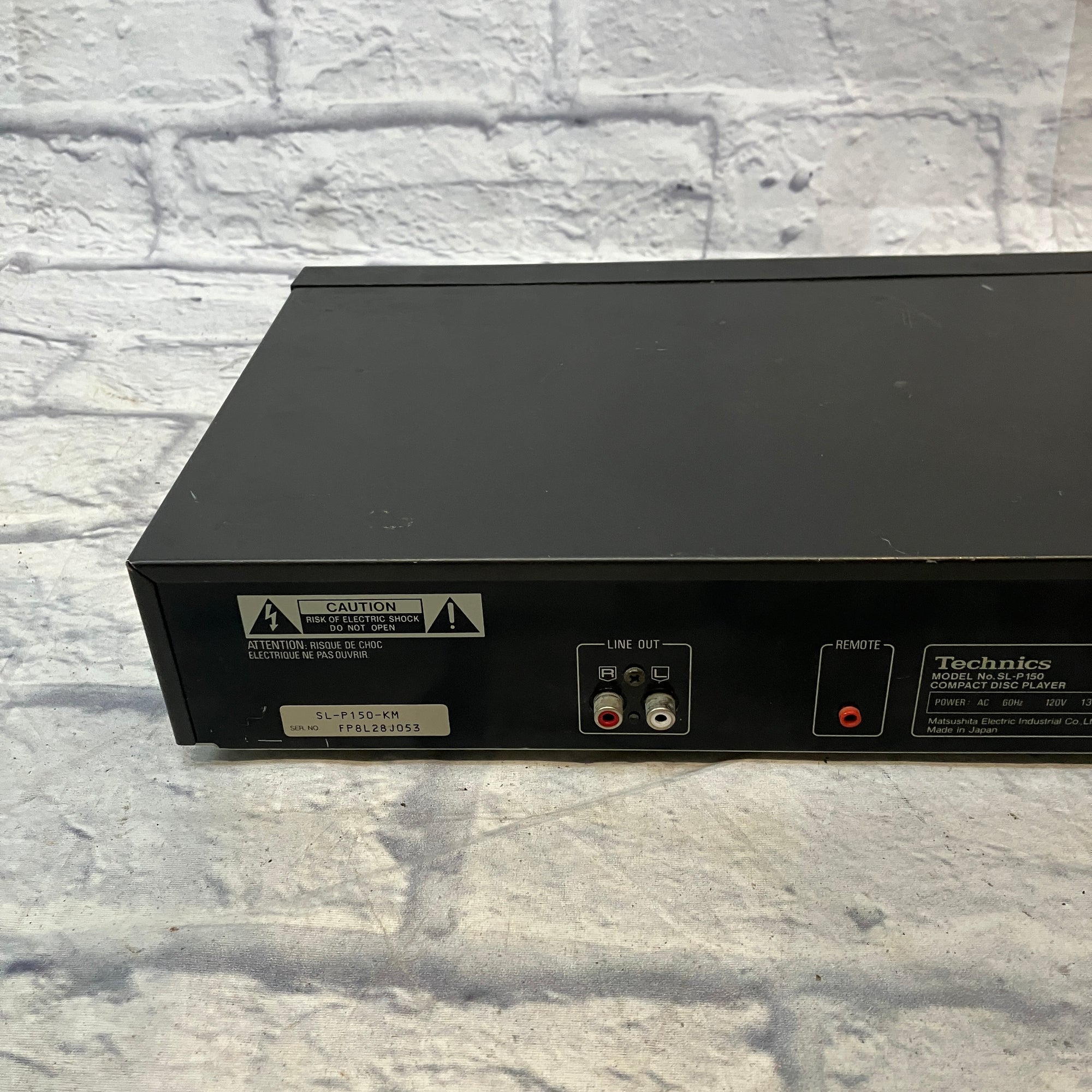 Technics SL-P150 CD Player AS IS