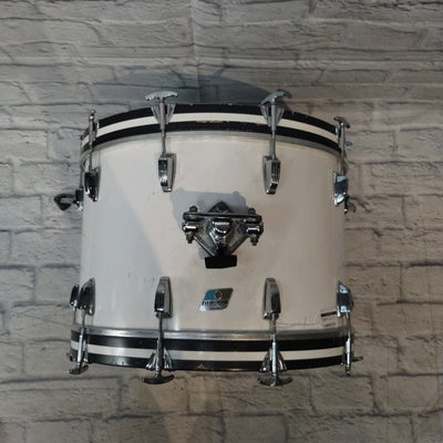 70's Ludwig 22x15 White Bass Drum