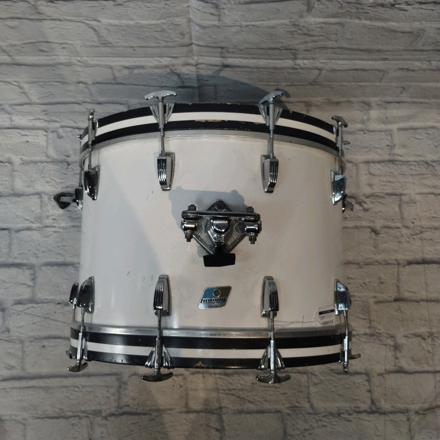 70's Ludwig 22x15 White Bass Drum
