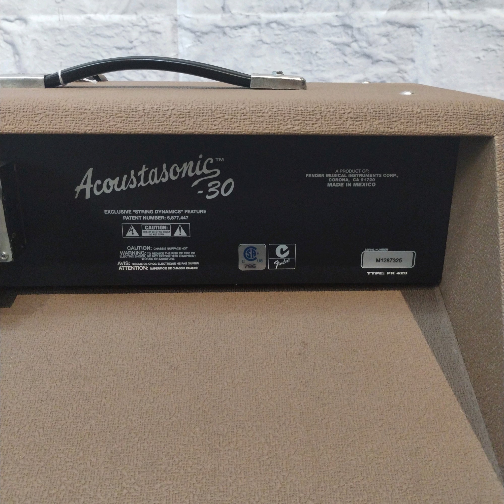 Fender Acoustasonic 30 Acoustic Guitar Amp