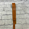 Wayco 2.5 Inch Tanned Leather Guitar Strap