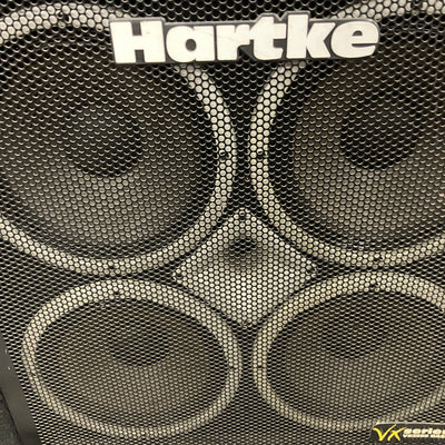 Hartke VX3500 4x10 with HA7000 Amp Head Installed