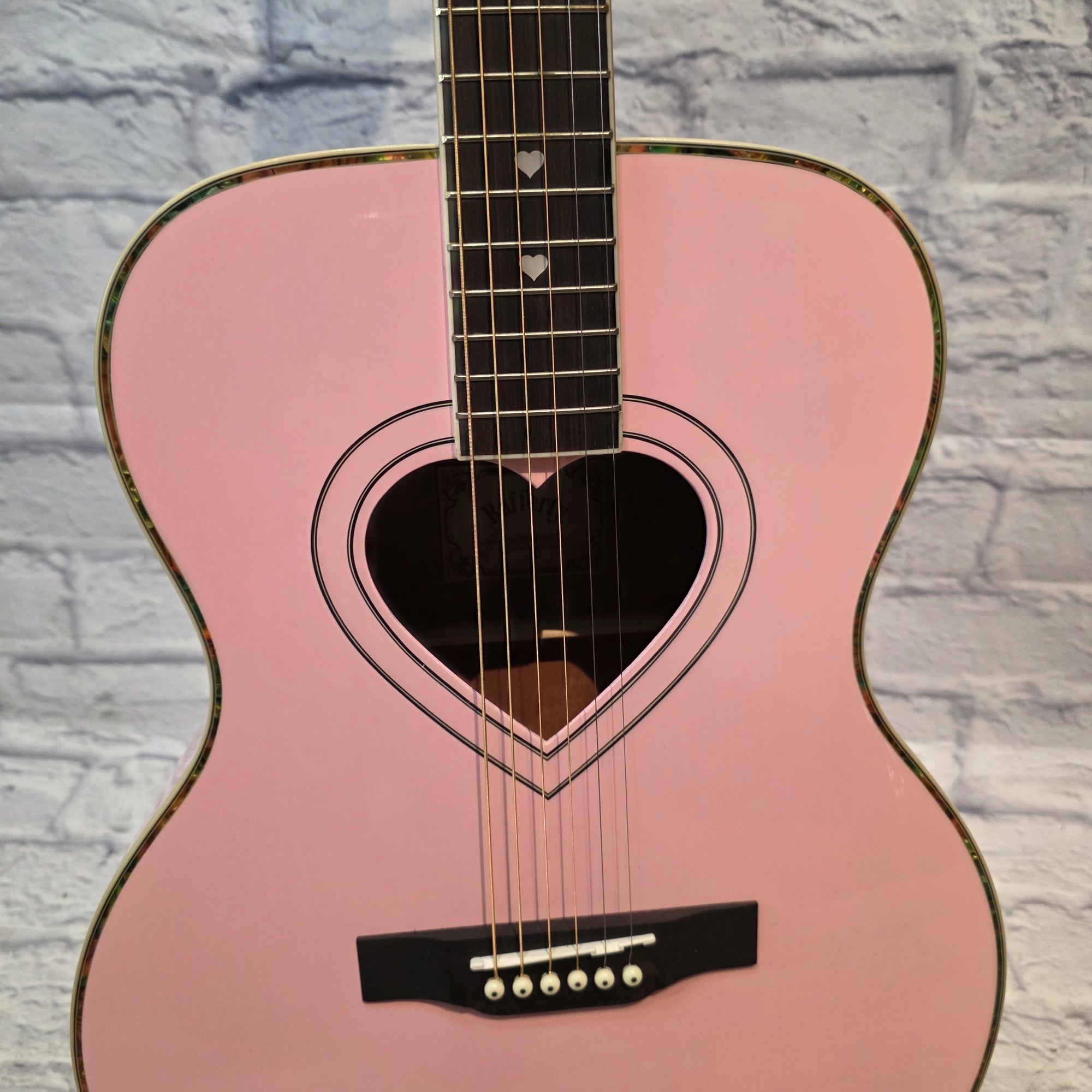 Rafferty Guitars Pink Acoustic