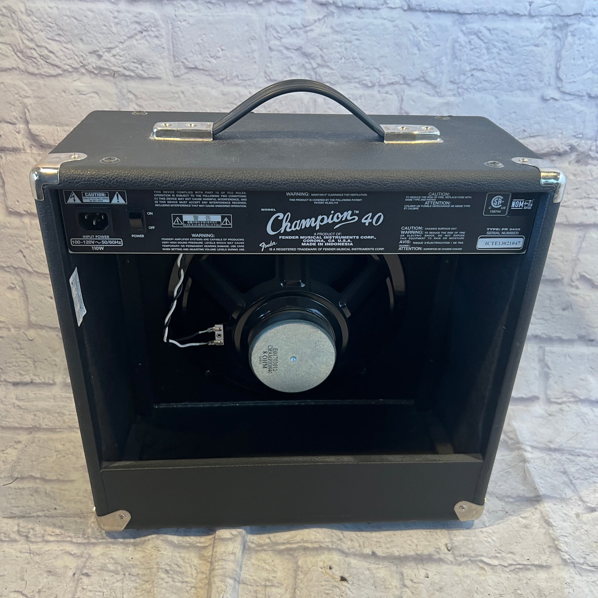 Fender Champion 40 Guitar Combo Amp