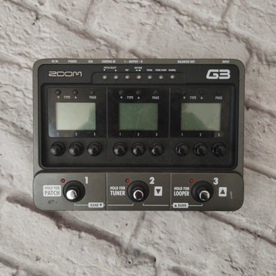 Zoom G3 Multi-Effects Processor Guitar Pedal