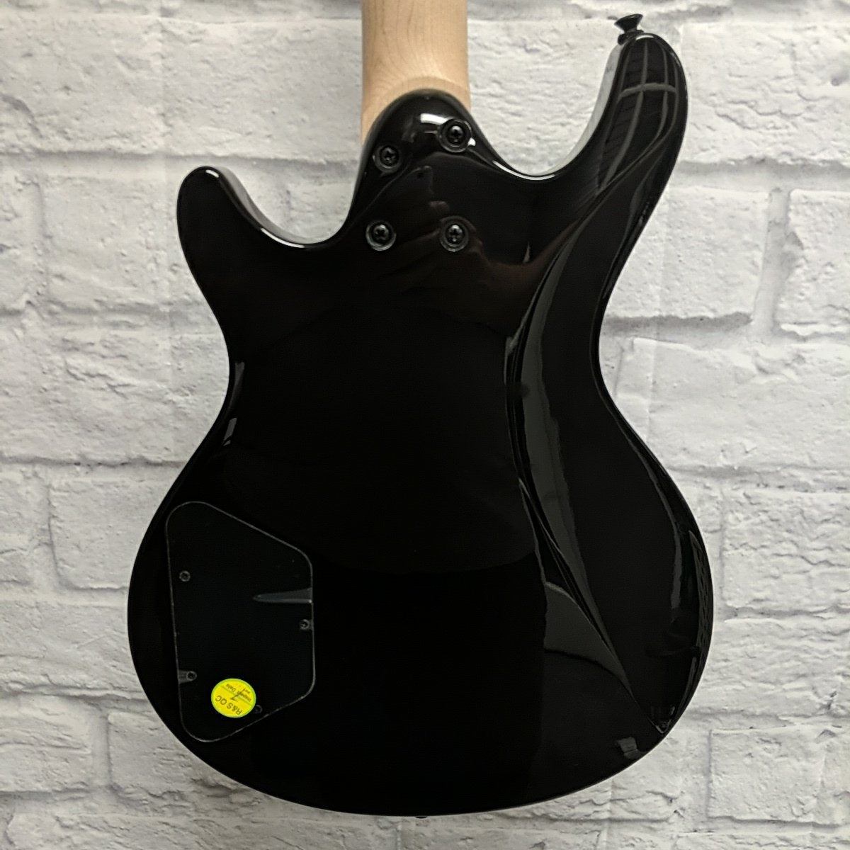 Dean Icon X Flame Top Charcoal Burst