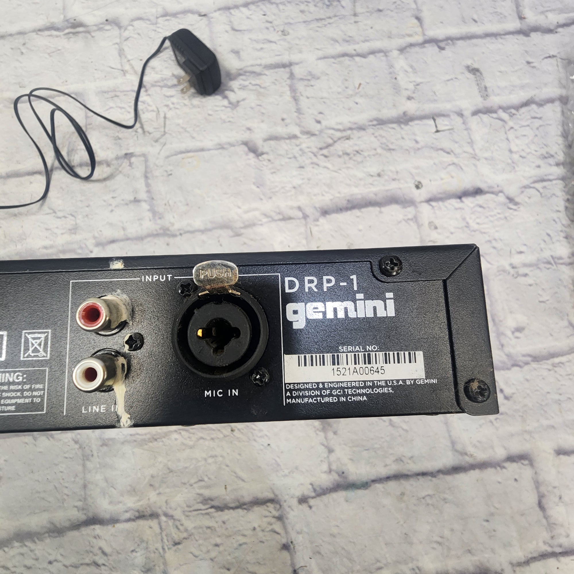 Gemini DRP-1 Rack Mount Digital Recorder