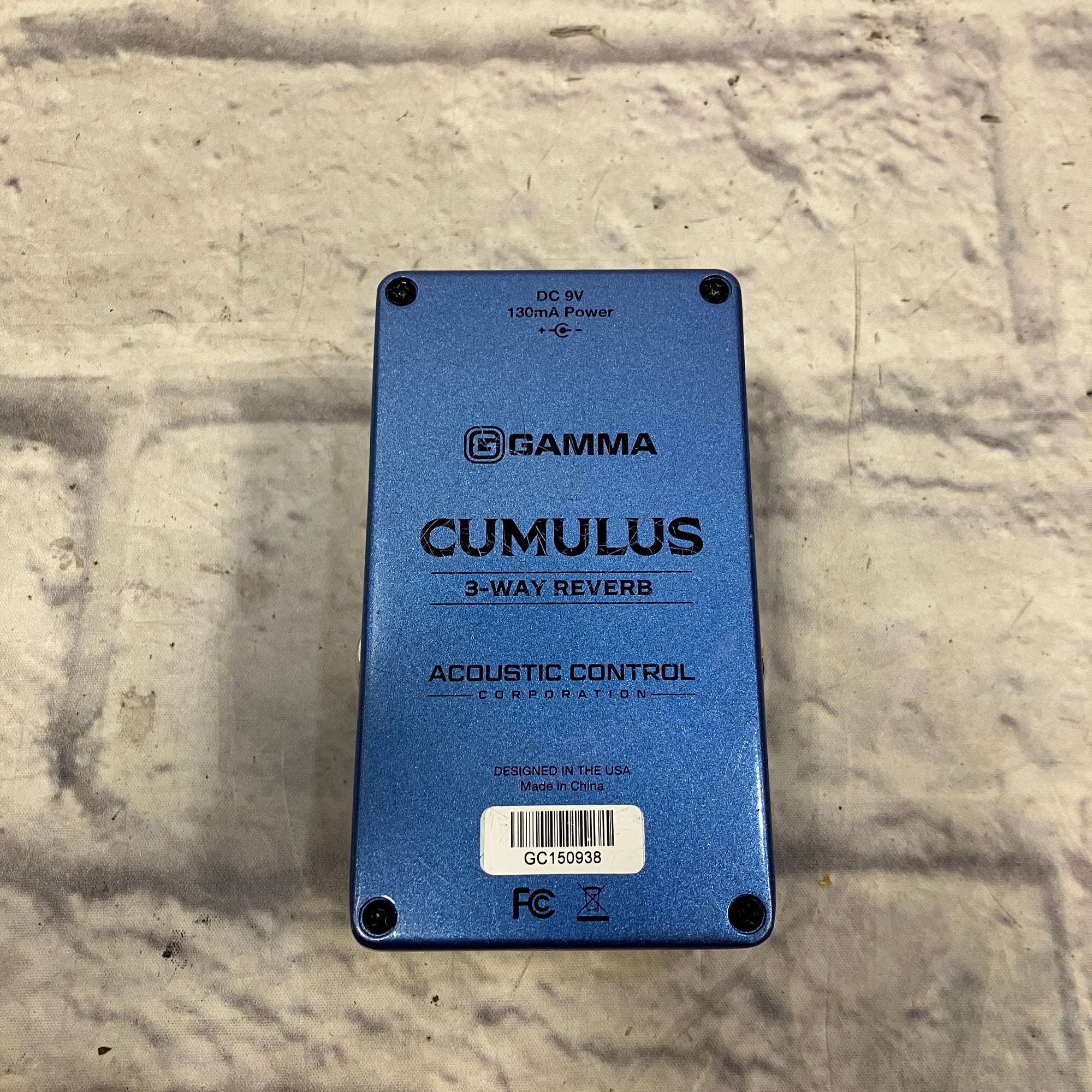 Gamma Cumulus 3 Way Reverb  Reverb Pedal