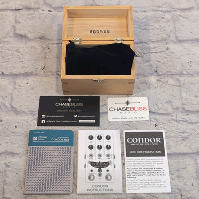 Chase Bliss Condor V1 w Hifi Mod EQ Preamp Filter Pedal