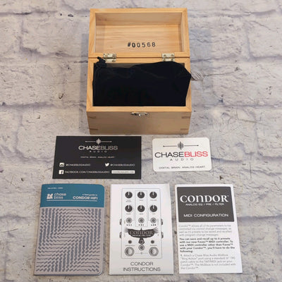 Chase Bliss Condor V1 w Hifi Mod EQ Preamp Filter Pedal