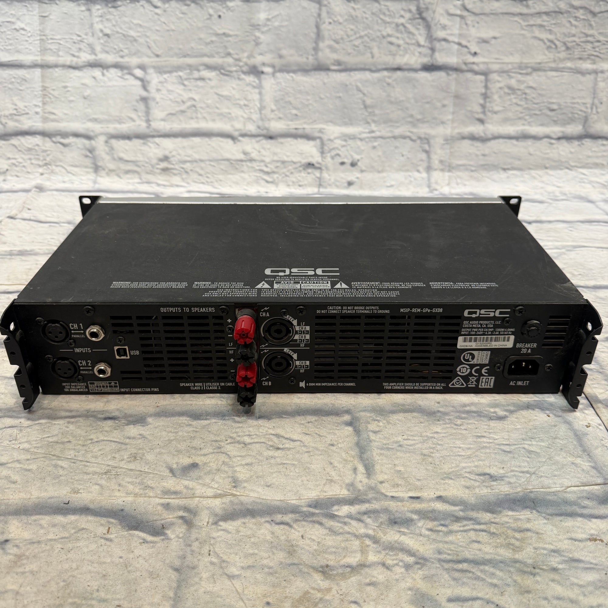 QSC GXD 8 Power Amp
