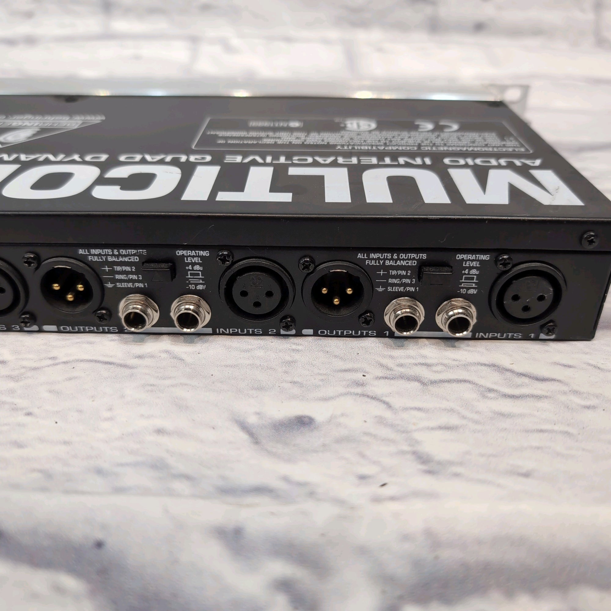 Multicom Lifter Behringer Multicom Pro XL Rack Compressor - Evolution Music
