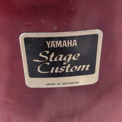1990s Yamaha Indonesia Stage Custom 11 x 13" Wine Red Stain Tom