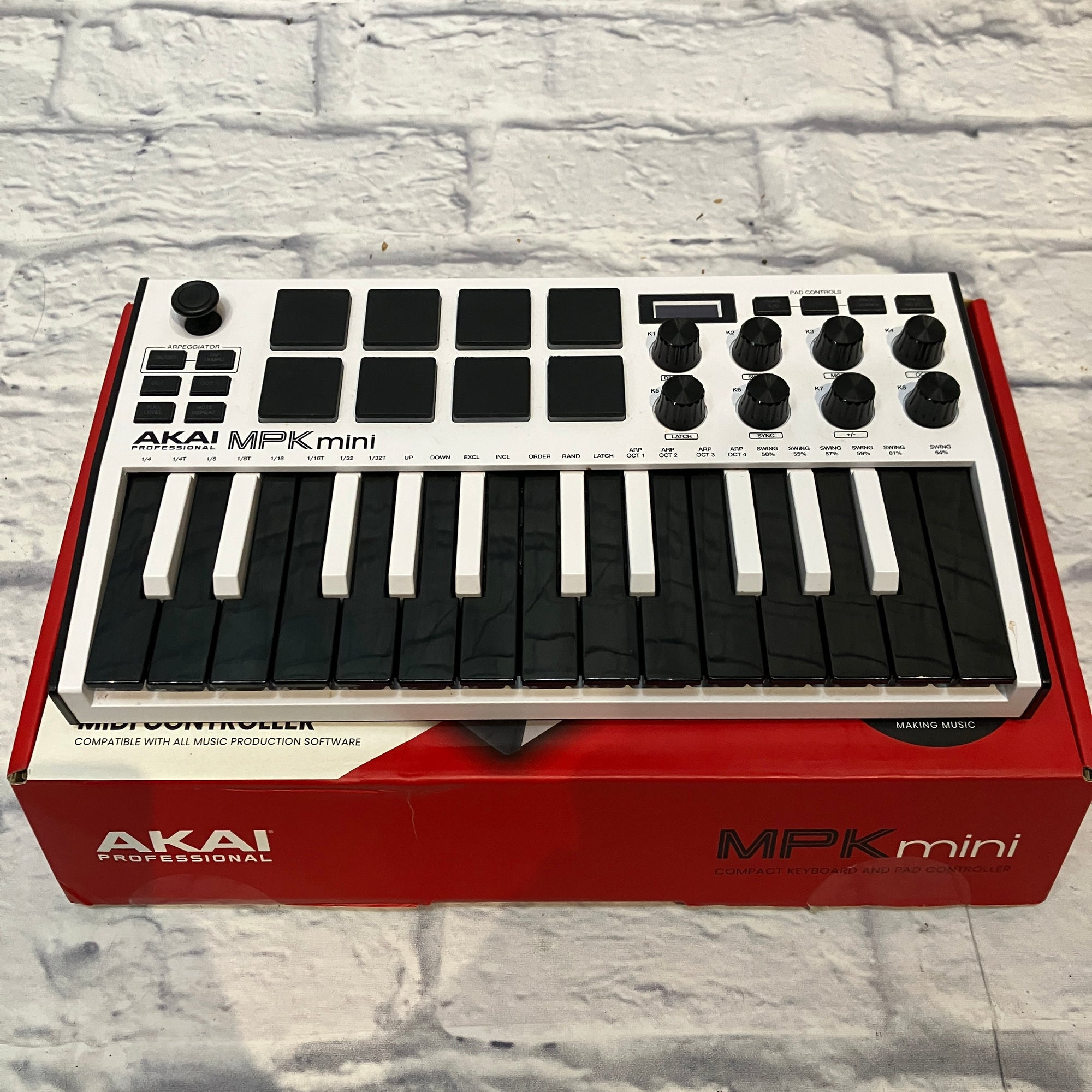 Akai Professional MPK Mini MK III Limited factory Edition White 25-key Keyboard Controll