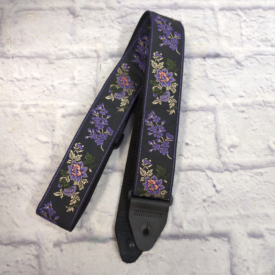 Ernie Ball Classic Jacquard Guitar/Bass Strap - Lavender Blossom