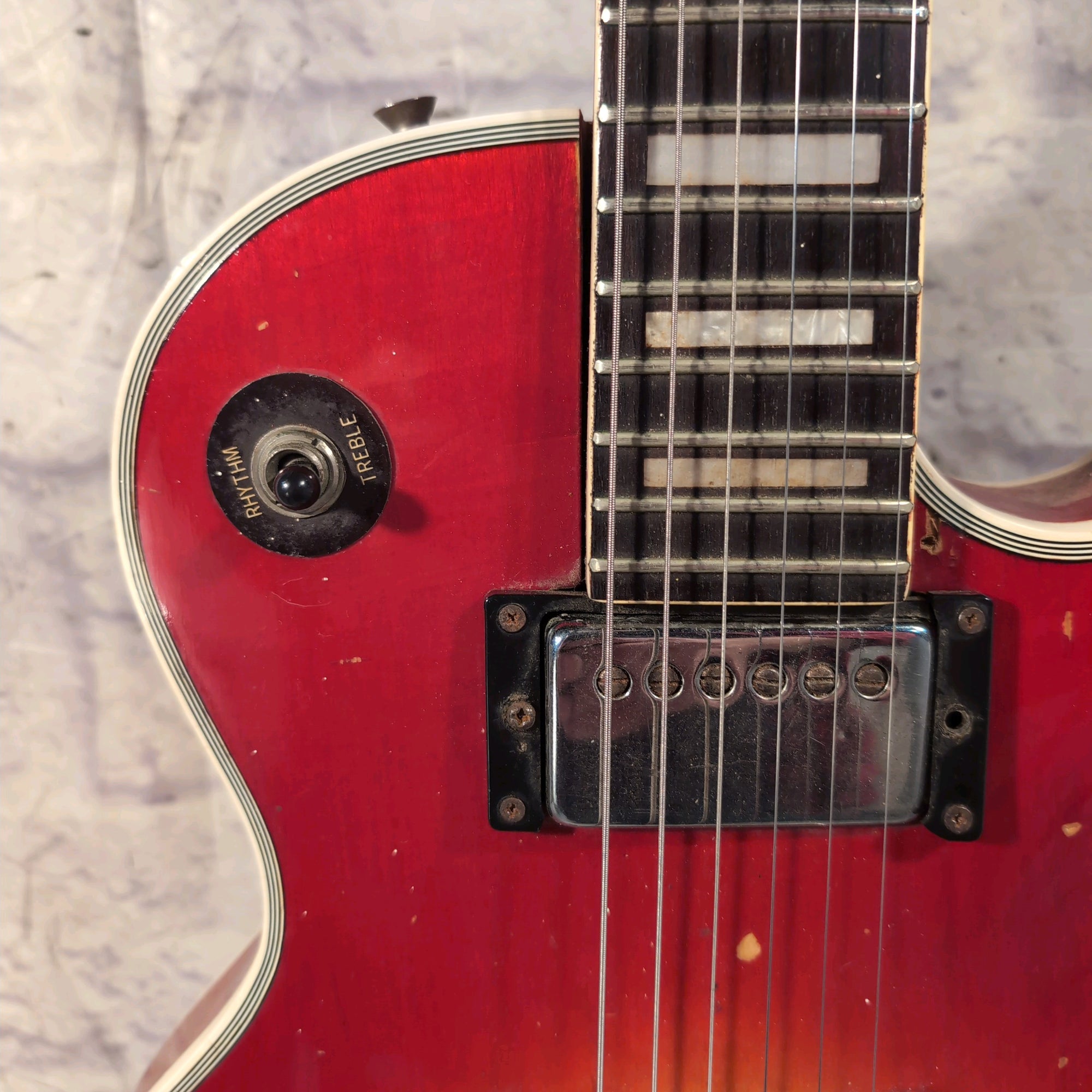 Unknown Cherry Burst Les Paul Electric Guitar