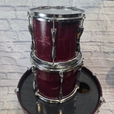 Yamaha Cranberry Red Stage Custom Drum Kit