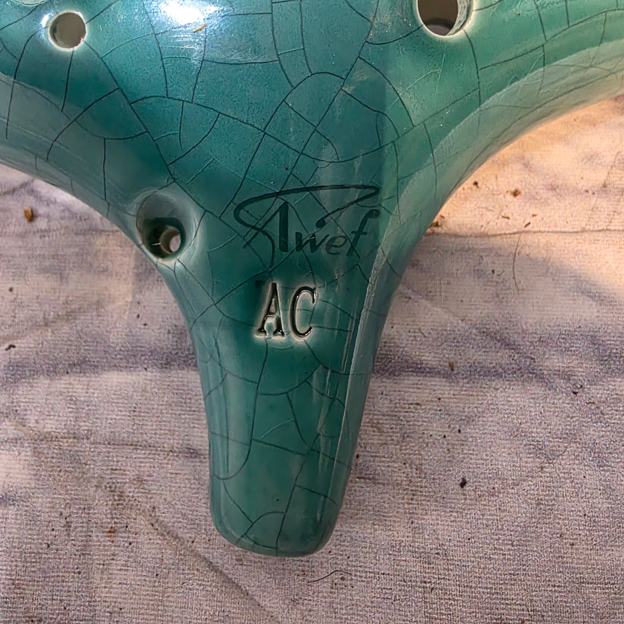 Awef AC Pottery Ocarina  Flute