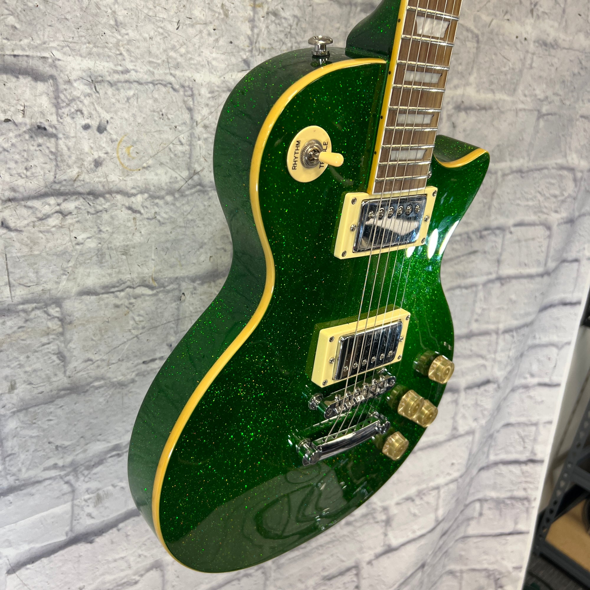 Firefly LP Classic Green Sparkle Electric Guitar