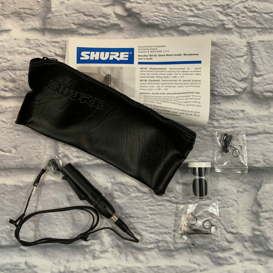 Shure MX183 Microflex Lavaliere Microphone