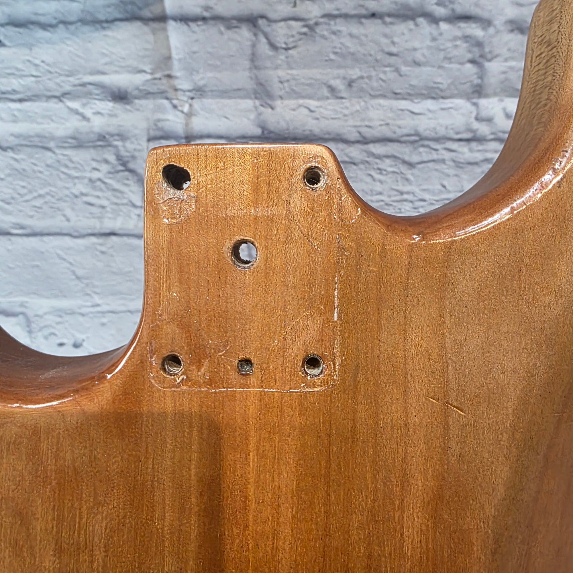 Unknown Strat Style Electric Solid Ash Guitar Body - Natural Finish