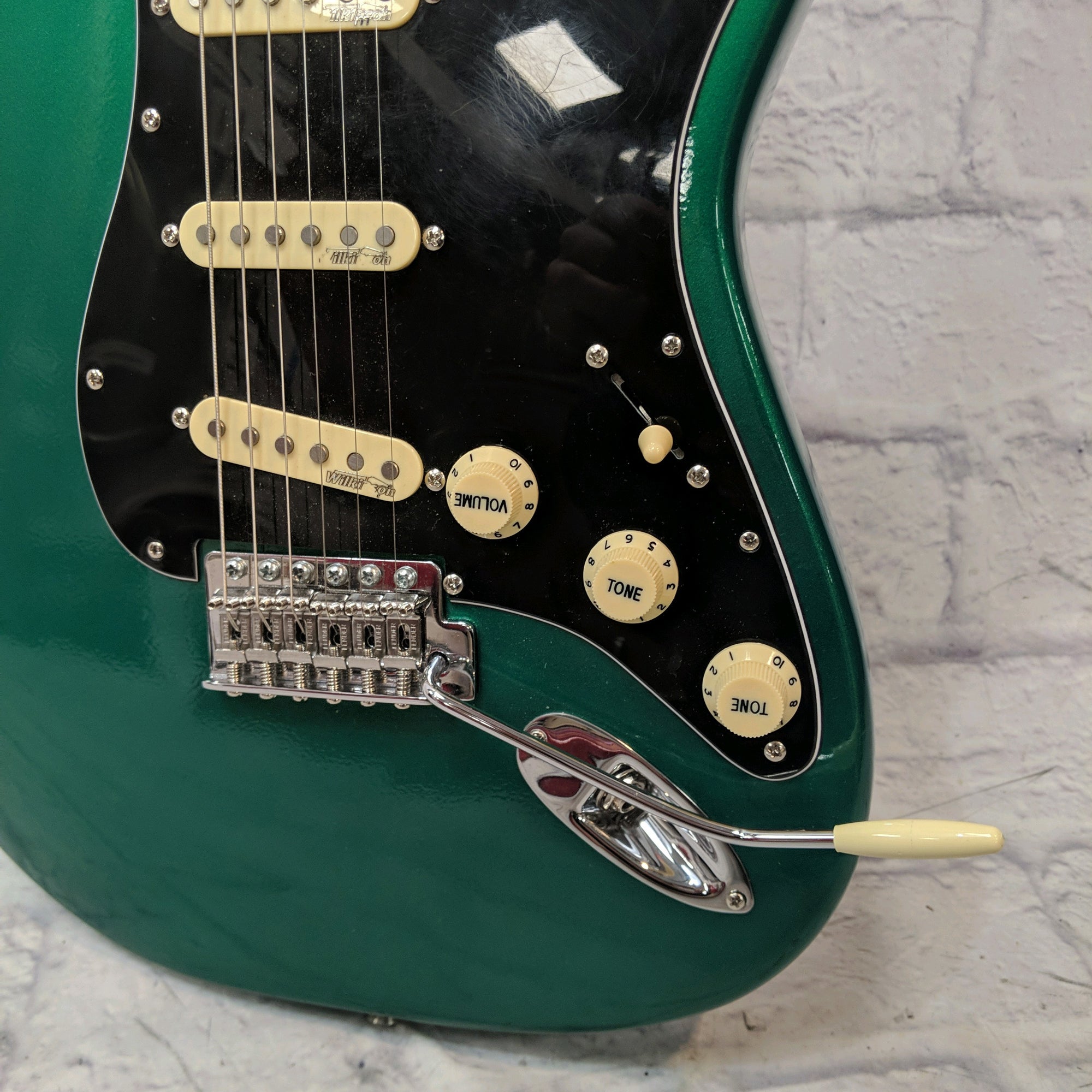 Unknown Partscaster Strat Green Wilkinson