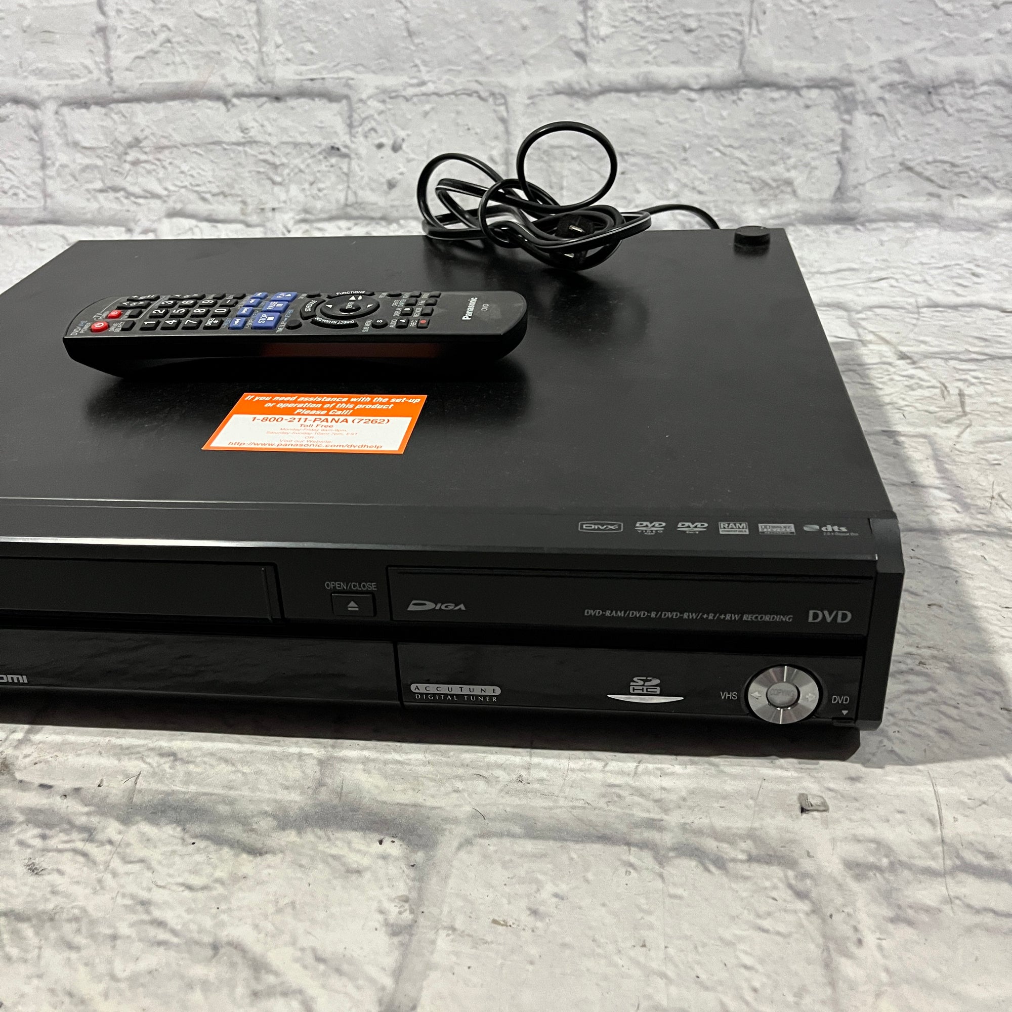 Panasonic DMR-EZ47V DVD/VHS Player