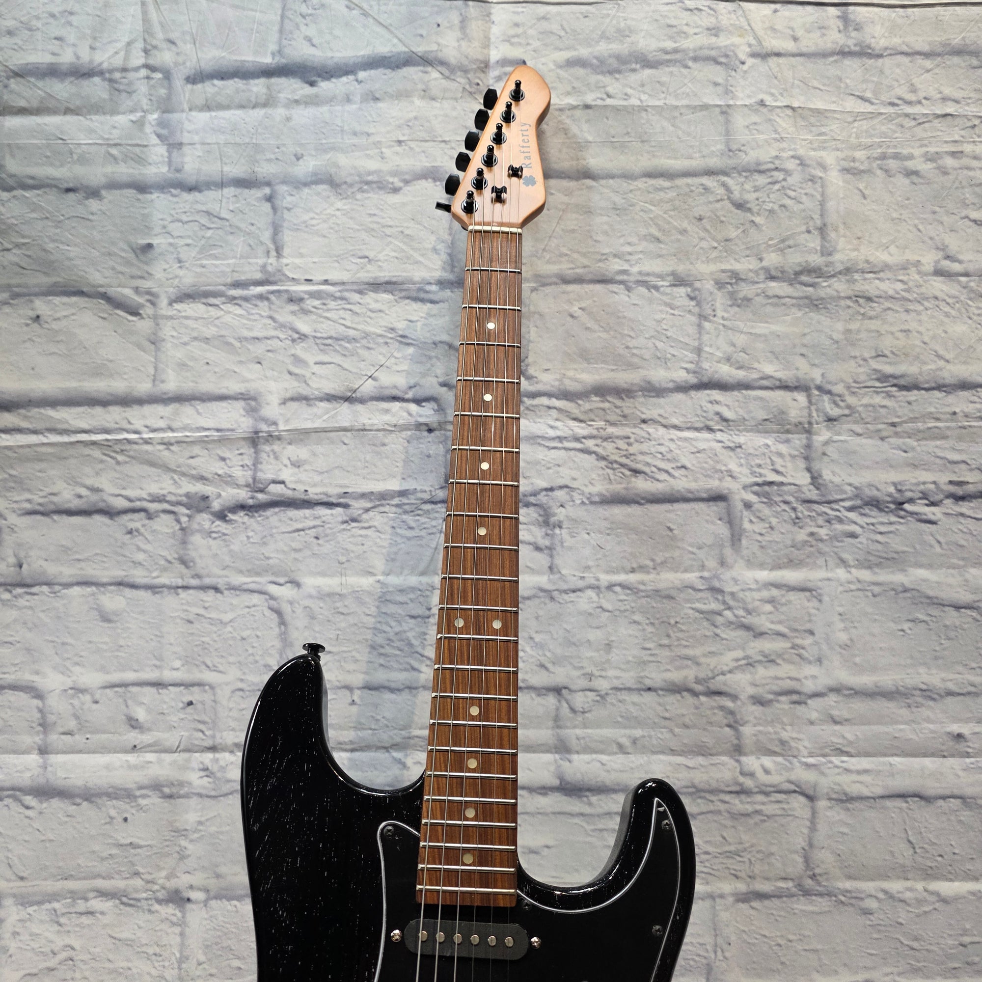 Rafferty Guitars " Storm Rider" Black-Out Strat Electric Guitar