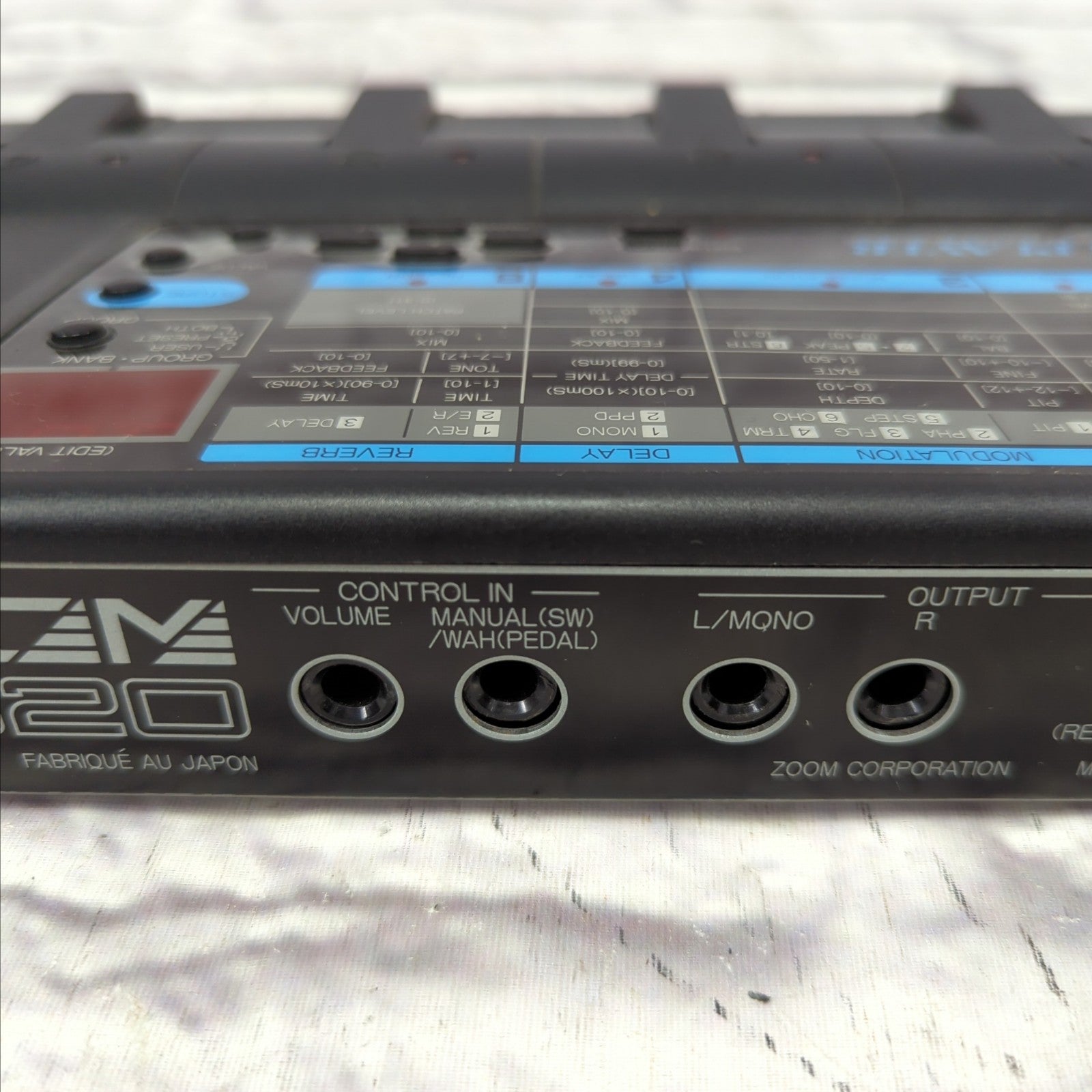 Zoom Player 2020 Advanced Guitar Effects Processor Pedal Made in Japan