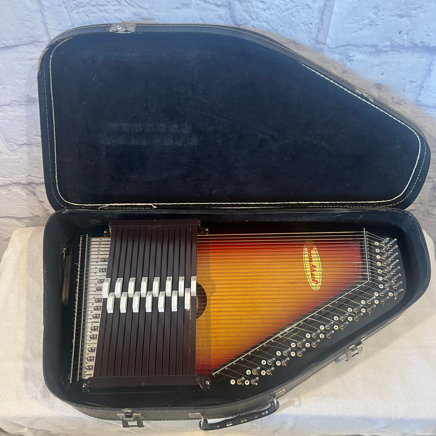Rhythm Band Inc Chromaharp Auto Harp with Case and Tuning Wrench