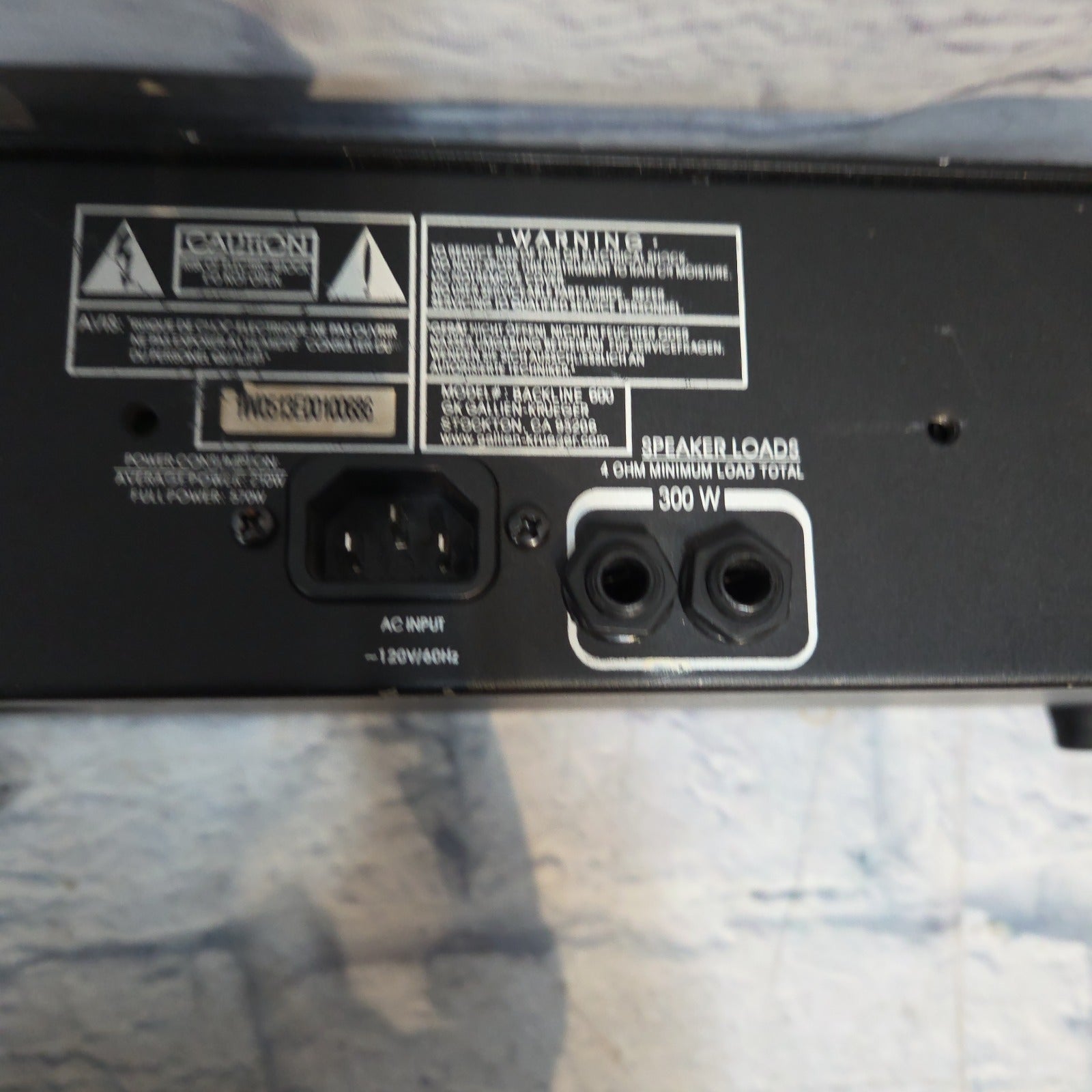 Gallien-Krueger Backline 600 AS IS Bass Head