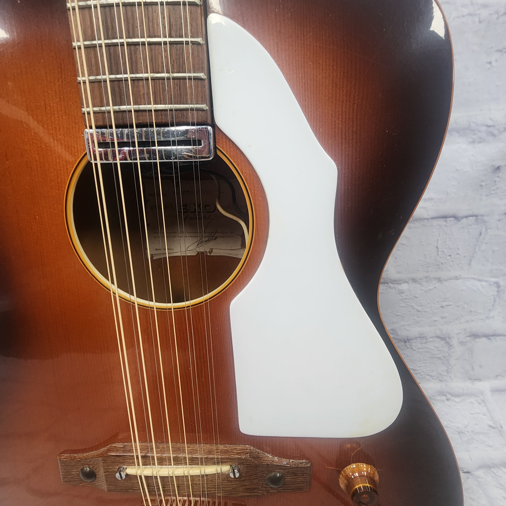 EKO Vintage Ekoette V/XII El 12 String Thinline Acoustic Guitar
