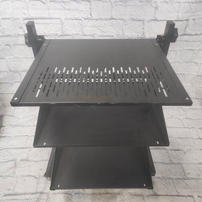 Unknown Rolling 15u Rack Shelf