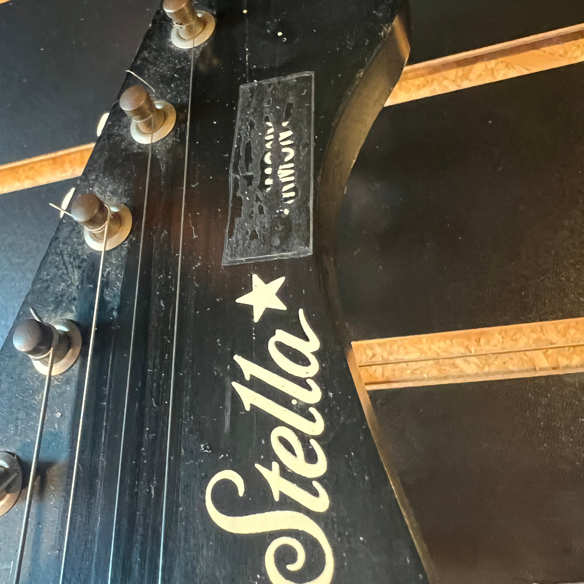 Stella H933 Parlor 3/4 Fender Headstock Parlor