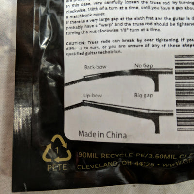 Grover GP140 Truss Rod Tool For Rickenbacker Guitars and Basses